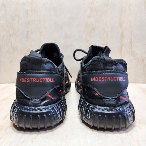 Mens Work Safety Trainers Steel Toe Cap Boots Industrial Casual black/red Hiking - Picture 4 of 10